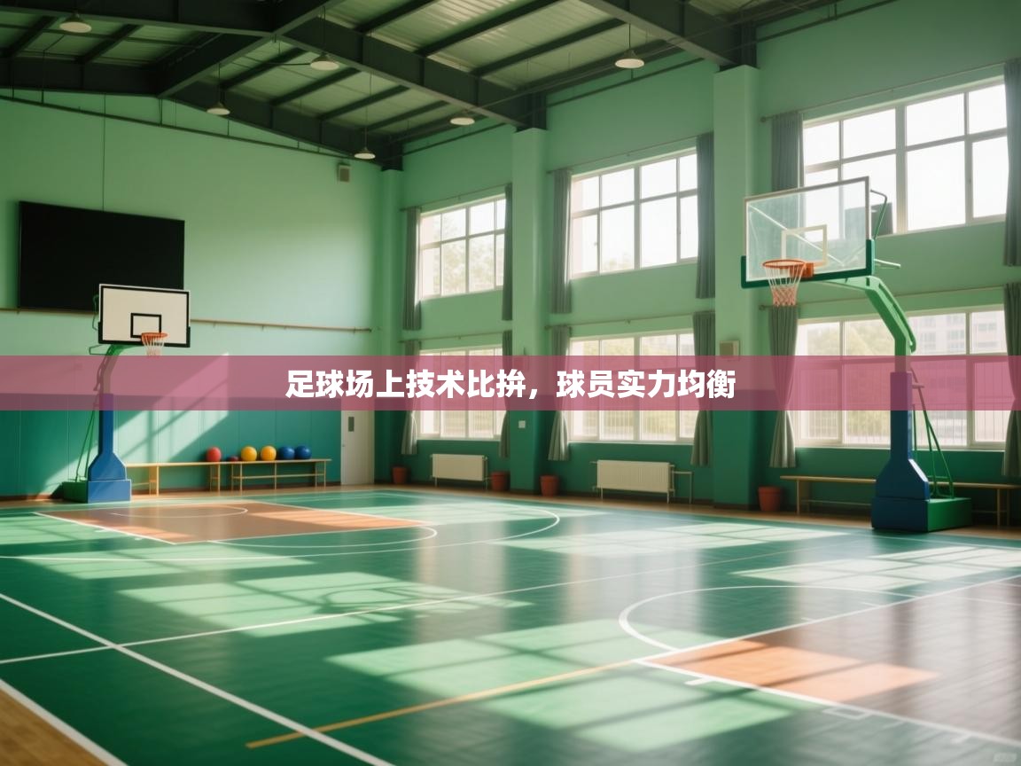 足球场上技术比拚，球员实力均衡  第2张