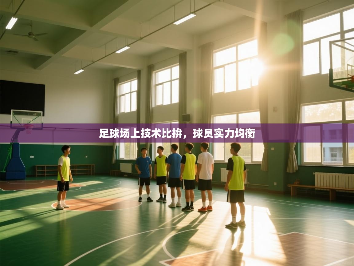 足球场上技术比拚，球员实力均衡  第1张